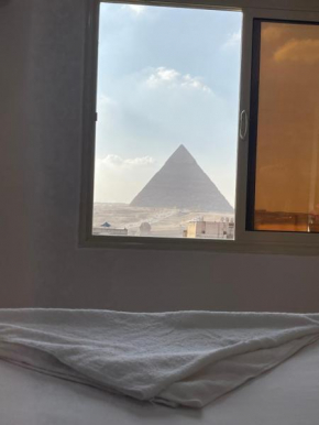 Middle east pyramids view hotel